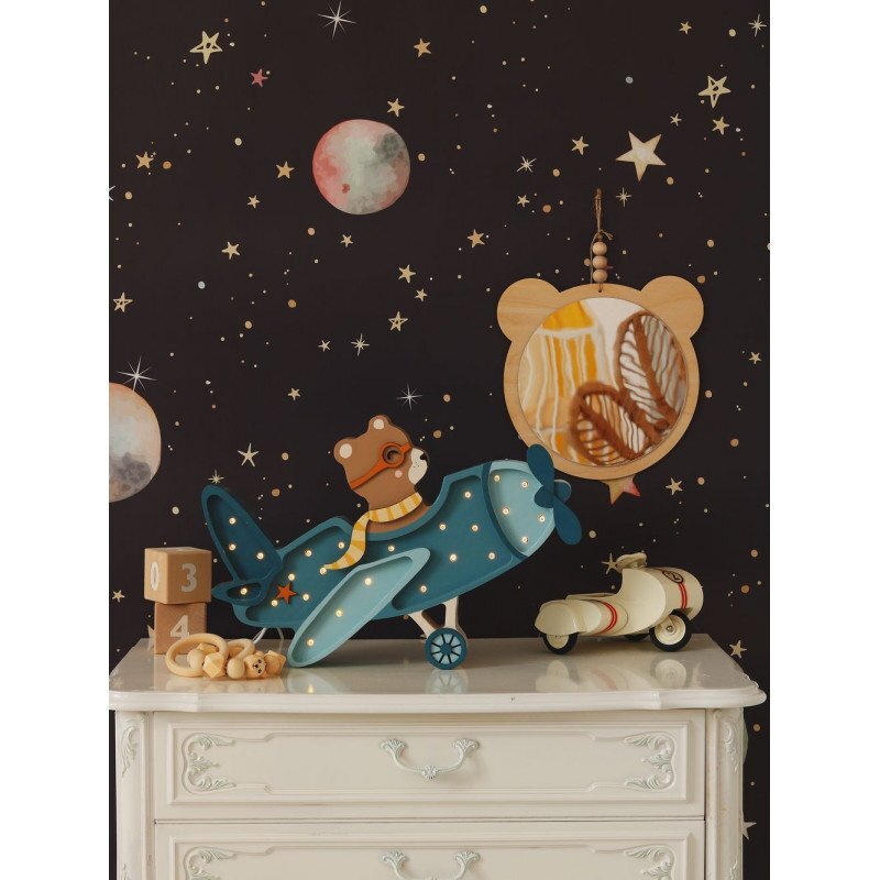 little lights Lampa Aeroplan Denim Blue