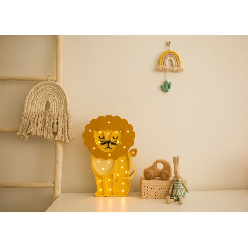 little lights Lampa Leu African Yellow