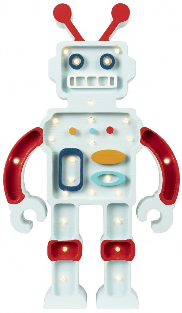 little lights Lampa Robot Metalic Blue