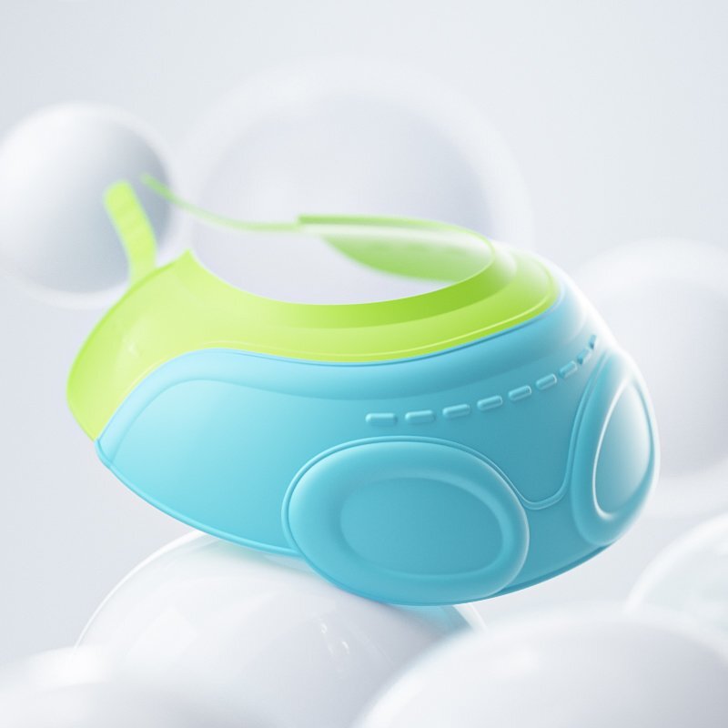 Little Mom Aparatoare sampon Blue din material moale si flexibil reglabila fara BPA dimensiuni 231585 cm