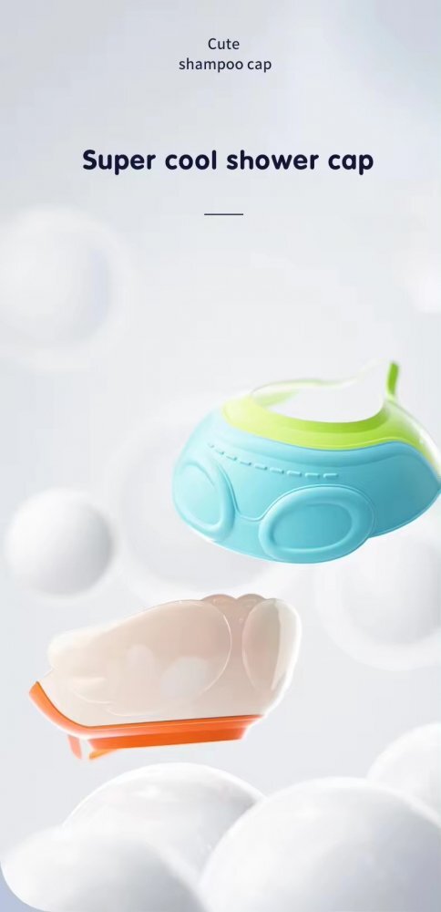 Little Mom Aparatoare sampon Blue din material moale si flexibil reglabila fara BPA dimensiuni 231585 cm