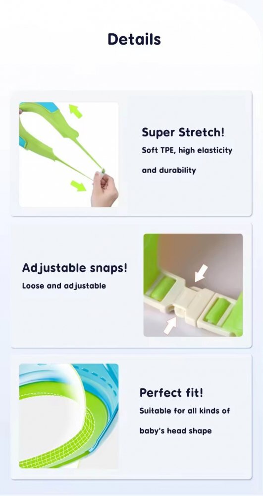 Little Mom Aparatoare sampon Blue din material moale si flexibil reglabila fara BPA dimensiuni 231585 cm