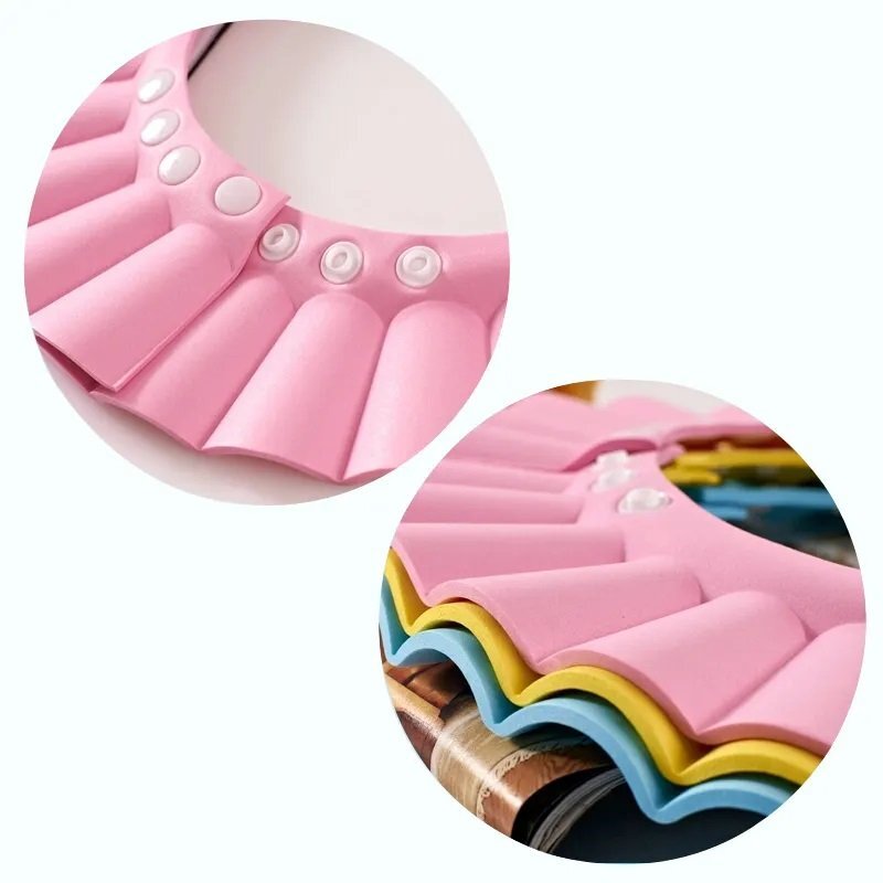 Little Mom Aparatoare sampon Happy Bath Pink din spuma moale reglabila in 4 faze dimensiuni 30x28 cm