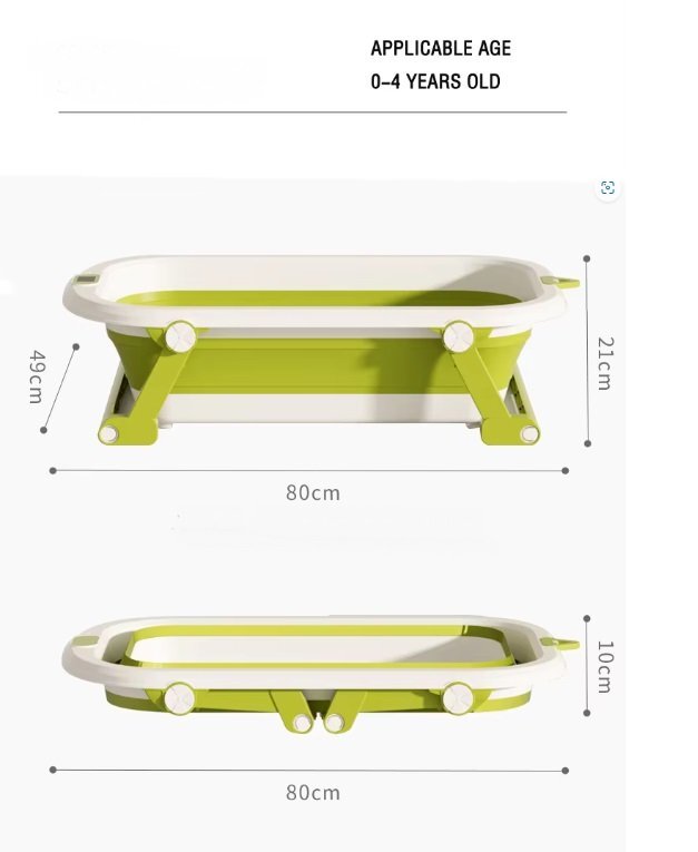 Little Mom Cadita bebelusi pliabila Grey Lux design modern cu termometru incorporat cu display digital dop pentru evacuarea apei suport pentru agatare capacitate 42L dimensiune 80 x 49 x 21 cm 0-36 luni