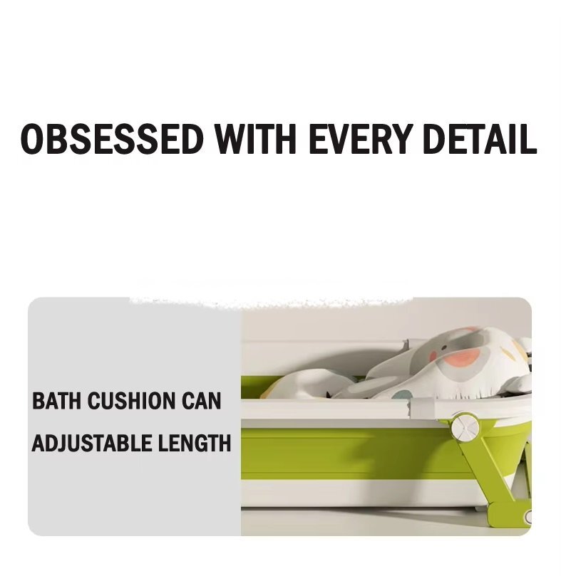 Little Mom Cadita bebelusi pliabila Grey Lux design modern cu termometru incorporat cu display digital dop pentru evacuarea apei suport pentru agatare capacitate 42L dimensiune 80 x 49 x 21 cm 0-36 luni