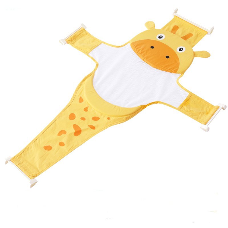 Little Mom Hamac cadita Bathnet Yellow Girafe moale uscare rapida versatil varsta 0-12 luni