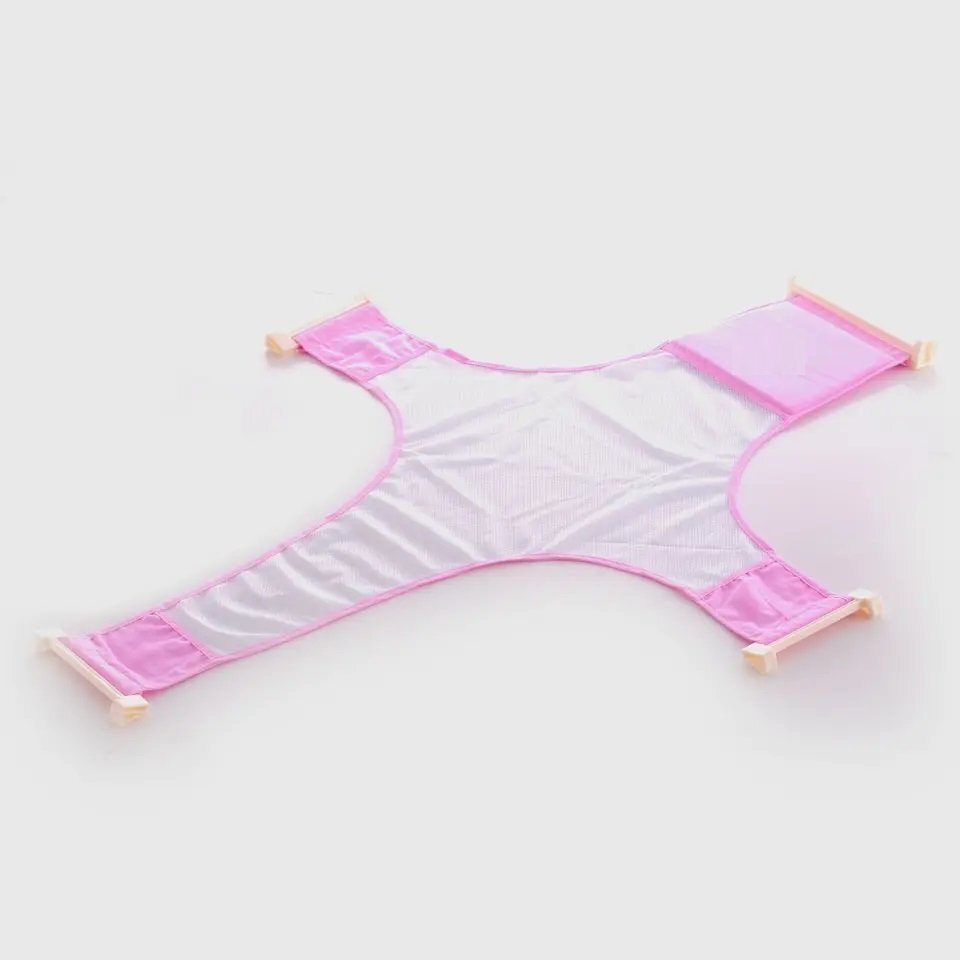 Little Mom Hamac Classic Pink pentru cadita material textil forma ergonomica dimensiune reglabila fara BPA recomandat 0 luni+