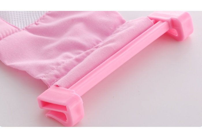 Little Mom Hamac Classic Pink pentru cadita material textil forma ergonomica dimensiune reglabila fara BPA recomandat 0 luni+