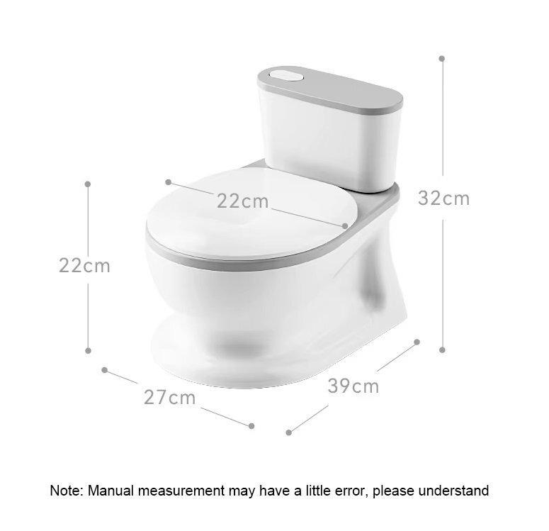 Little Mom Olita pentru copii MiniLoo Blue tip WC reductor moale PU design realist si ergonomic vas colector detasbil capac rabatabil dimensiune 39 x 27 x 32 cm