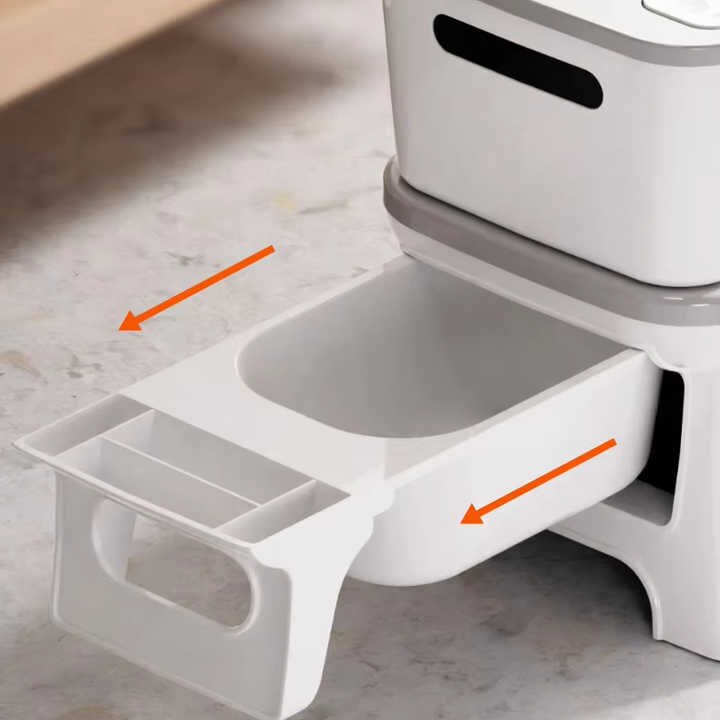 Little Mom Olita pentru copii MiniLoo Blue tip WC reductor moale PU design realist si ergonomic vas colector detasbil capac rabatabil dimensiune 39 x 27 x 32 cm