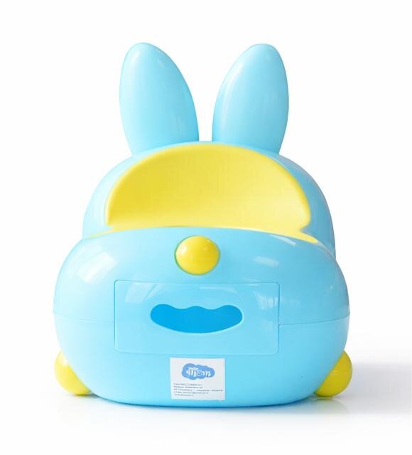 Little Mom Olita pentru copii Rabbit Blue cu baza solida insert detasabil picioruse antiaderente forma ergonomica