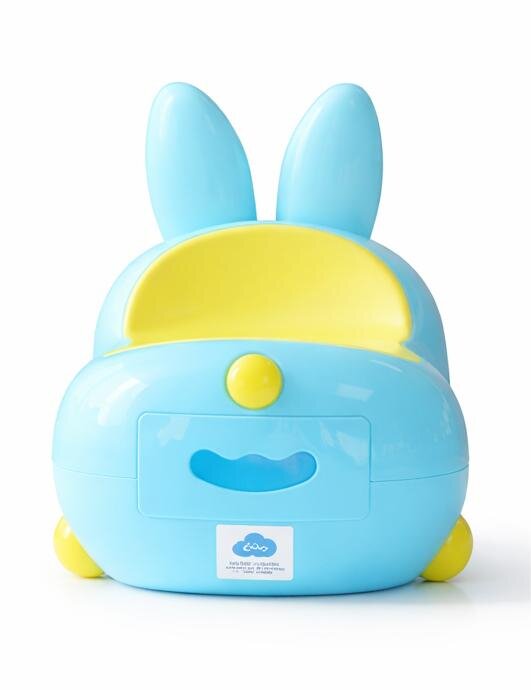 Little Mom Olita pentru copii Rabbit Blue cu baza solida insert detasabil picioruse antiaderente forma ergonomica