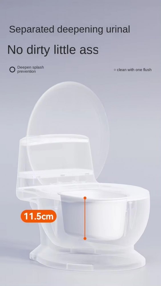 Little Mom Olita tip minitoaleta Green cu sunete reductor moale din spuma margini rotunjite insert detasabil capac rabatabil varsta recomandat 1 an+