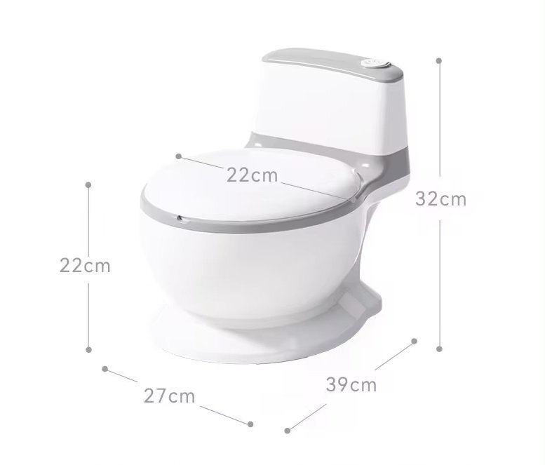Little Mom Olita tip minitoaleta Green cu sunete reductor moale din spuma margini rotunjite insert detasabil capac rabatabil varsta recomandat 1 an+