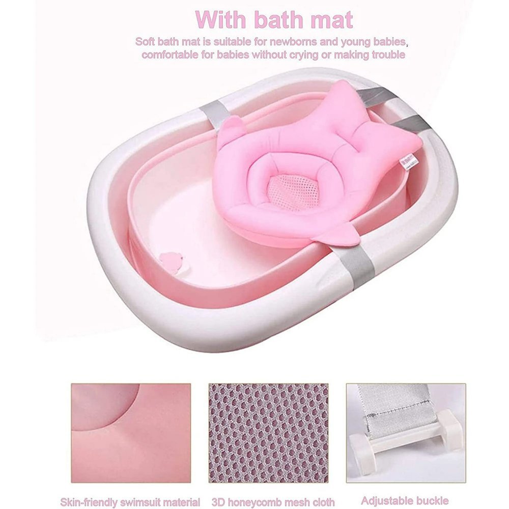 Little Mom Pernuta Hamac Bionic Pink pentru bebelui si nou-nascut tesatura moale cu fixare in 4 puncte dimensiune 47x37x26 cm