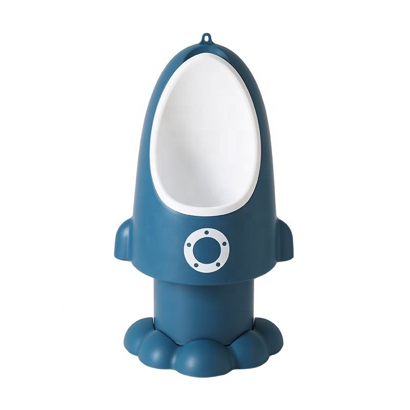 Little Mom Pisoar pentru baieti Rocket Navy cu inaltime reglabila vas colector detasabil dimensiune 275 x 15 x 49 cm