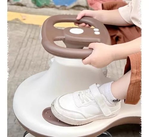 Little Mom PlasmaCar fara pedale Coffe cu sunete roti din polipropilen luminoase sezut ergonomic