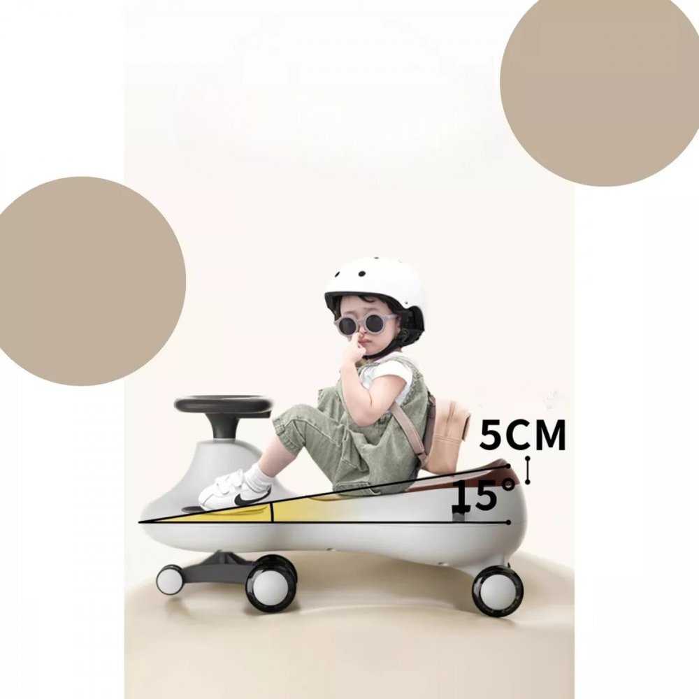 Little Mom PlasmaCar fara pedale Coffe cu sunete roti din polipropilen luminoase sezut ergonomic