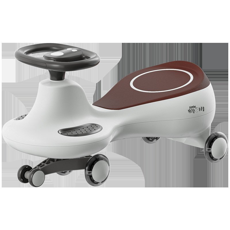Little Mom PlasmaCar fara pedale Coffe cu sunete roti din polipropilen luminoase sezut ergonomic