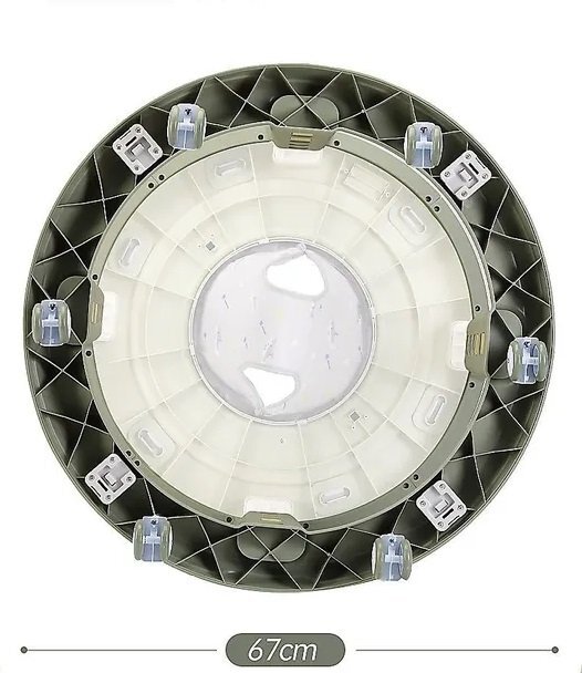 Little Mom Premergator bebelusi Activity Green pliabil educational cu panou interactiv sezut rotativ 360 grade roti pivotante silentioase dimensiune 68 x 68 x 50 cm