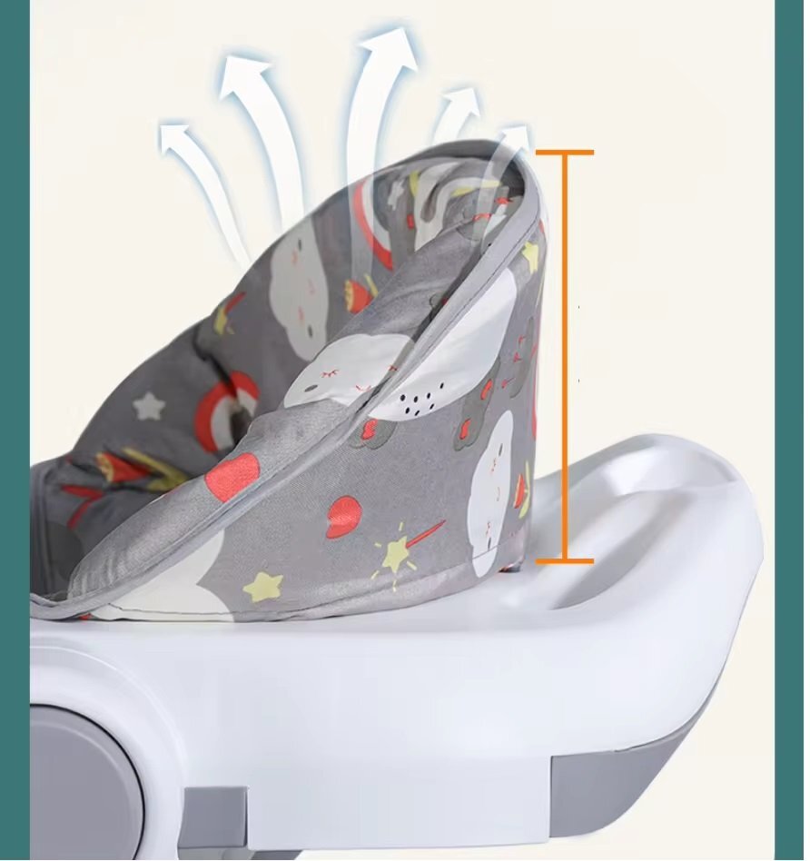 Little Mom Premergator bebelusi Cosmos Grey 2 in 1 cu functie de antepremergator cu 6 roti silentioase sistem de franare sezut reglabil pliere usoara si compacta spatar ergonomic panou interactiv detasabil