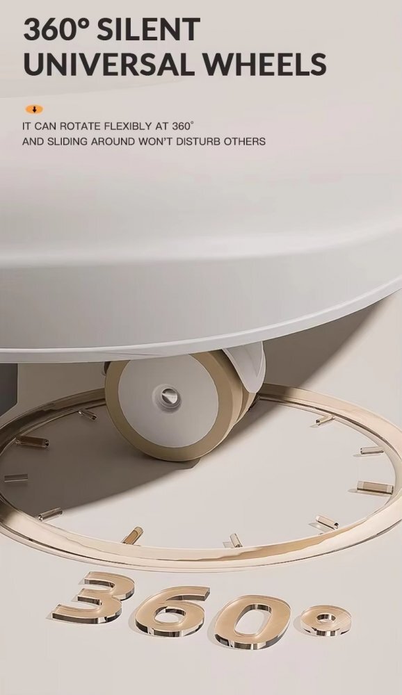 Little Mom Premergator si antepremergator 2 in 1 pentru copii beige pliabil inaltime reglabila sezut cu spatar roti silentioase panou interactiv detasabil cu sunete