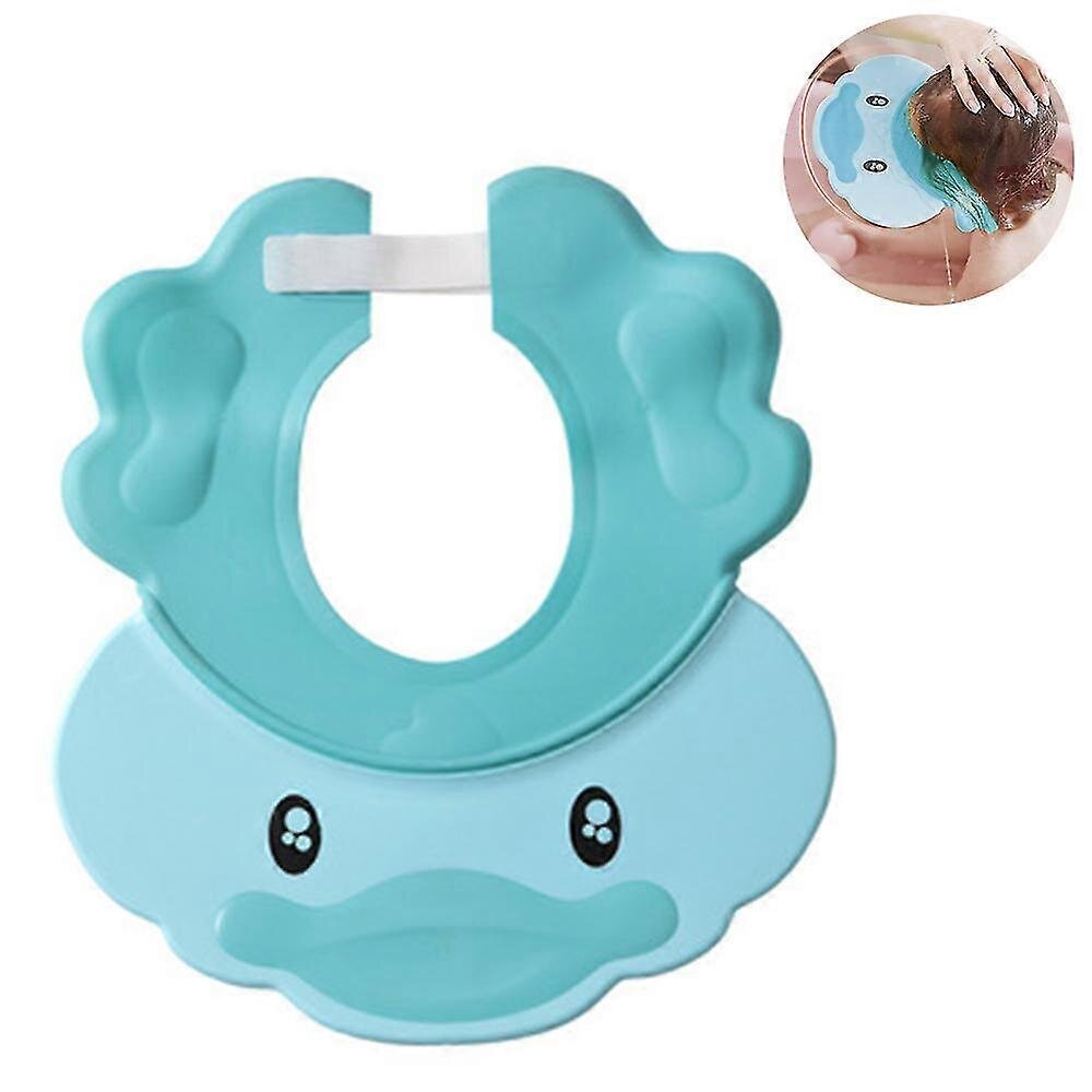 Little Mom Protectie baita Duckling Blue pentru ochi si urechi flexibila ajustabila cu margini rotunjite