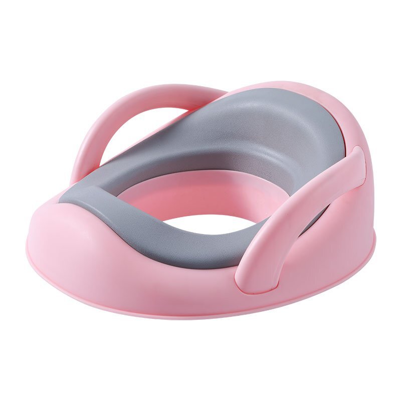 Little Mom Reductor pentru toaleta Sky Pink cu manere si sezut moale varsta 1 an+