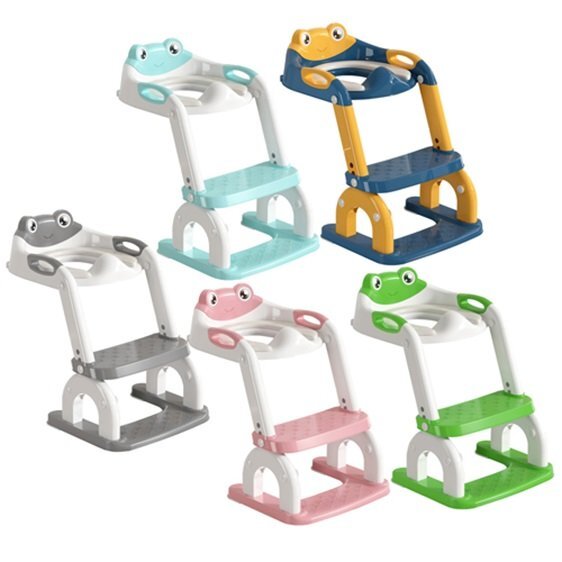 Little Mom Reductor toaleta pentru copii Pink pliabil reglabil colac detasabil PVC cu suprafete anti-alunecare manere ergonomice protectie anti-stropire compatibilitate universala