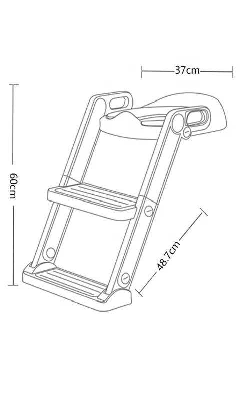 Little Mom Reductor toaleta pentru copii Potty Training Pink pliabil cu sezut moale din spuma PU reglabil pe inaltime 5 nivele manere ergonomicepentru copii cu varsta pana la 7 ani compatibilitate universala