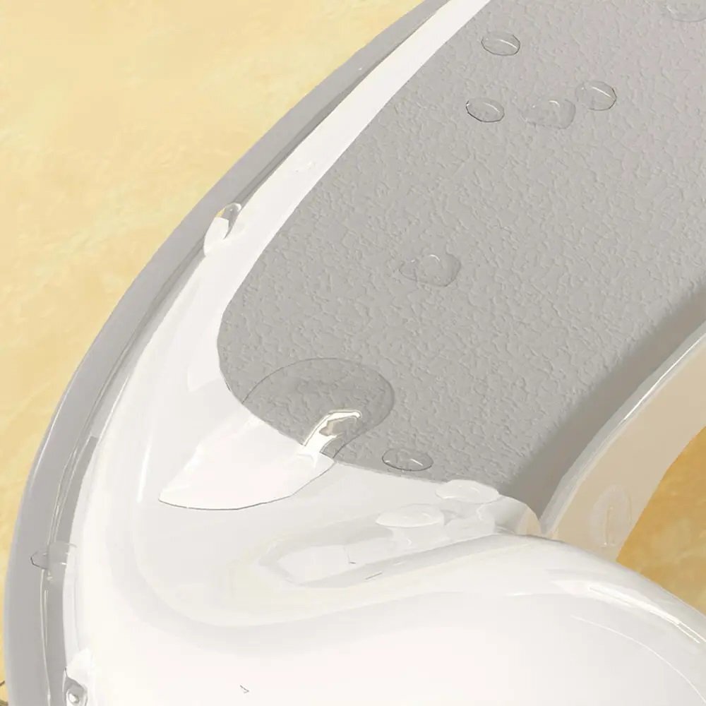 Little Mom Reductor WC pentru copii Grey design ergonomic antiderapant cu suport de agatare compatibilitate universala pentru copii cu varsta pana la 7 ani protectie impotriva stropilor
