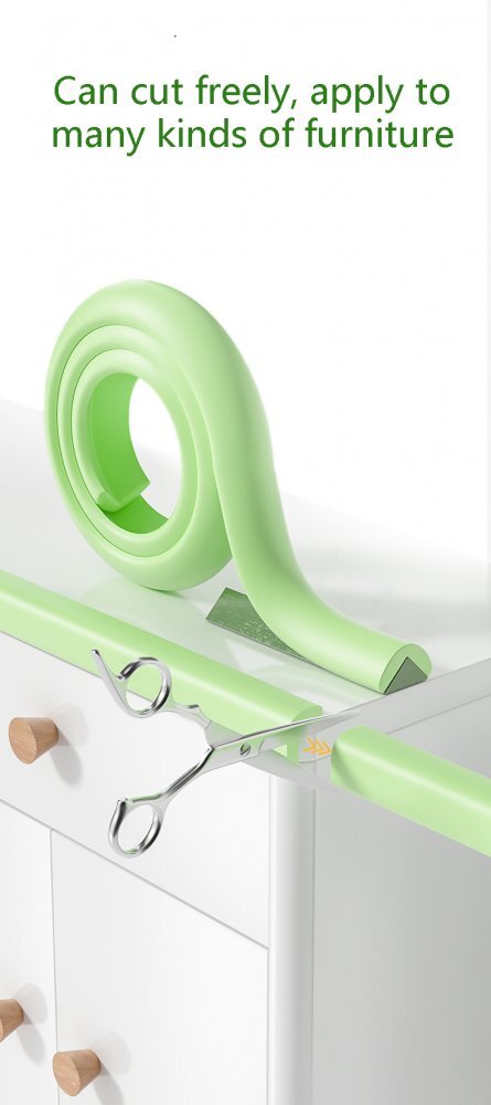 Little Mom Rola protectie Soft Green din spuma impermeabila flexibila multifunctionala lungime 4m