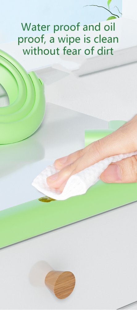 Little Mom Rola protectie Soft Green din spuma impermeabila flexibila multifunctionala lungime 4m