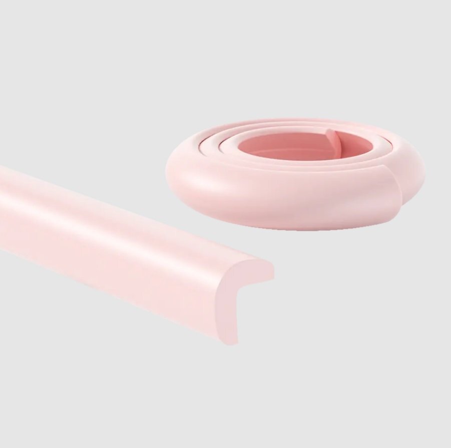 Little Mom Rola protectie Soft Pink din spuma impermeabila flexibila multifunctionala lungime 4m