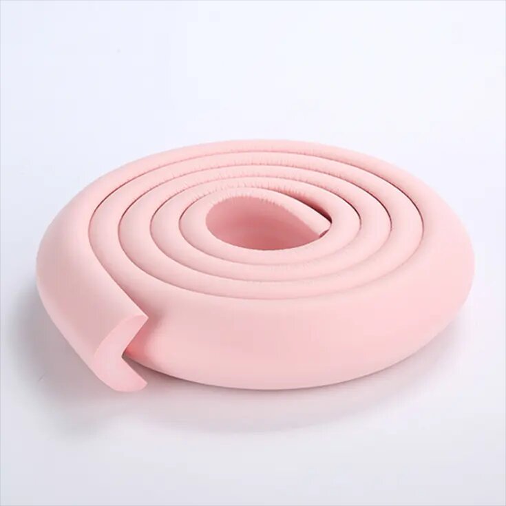 Little Mom Rola protectie Soft Pink din spuma impermeabila flexibila multifunctionala lungime 4m