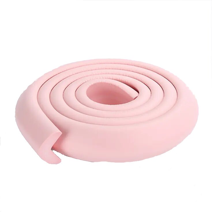 Little Mom Rola protectie Soft Pink din spuma impermeabila flexibila multifunctionala lungime 4m