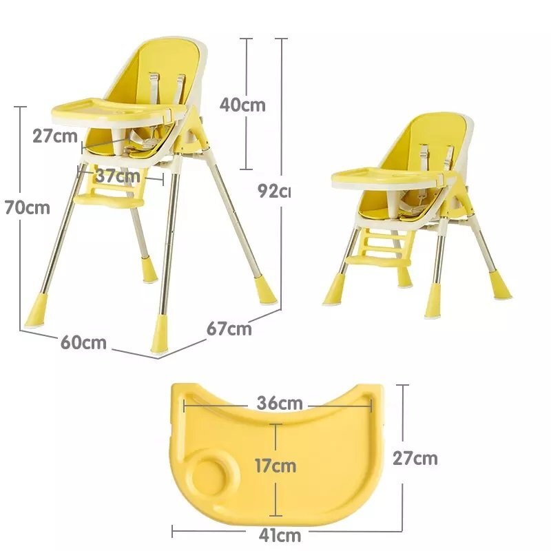 Little Mom Scaun de masa 2 in 1 Grass Navy portabil cu husa detasabila suport picioare centura siguranta reglabil pe inaltime