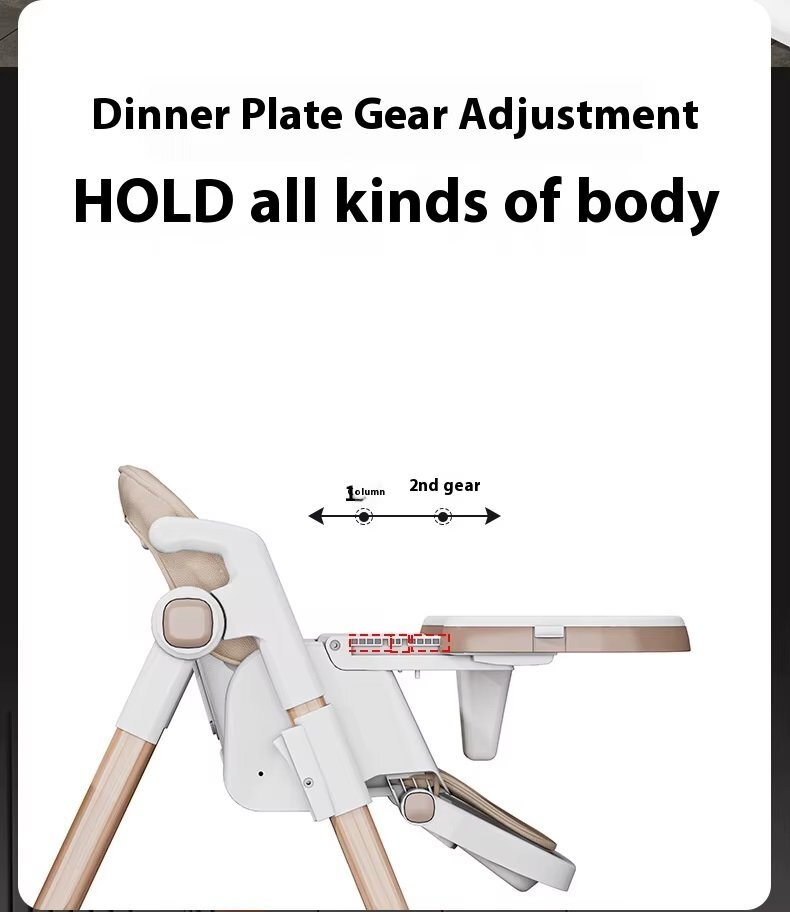 Little Mom Scaun de masa pentru copii pink structura metalica triunghiulara pliabil cu spatarul si tavita ajustabile husa detasabila roti cu blocare