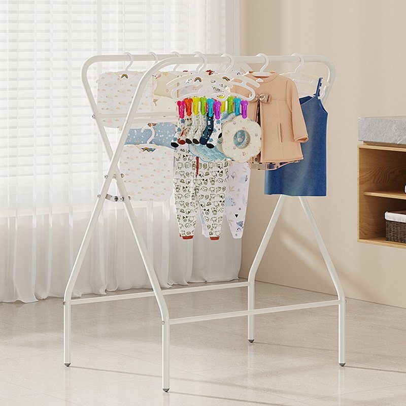 Little Mom Set Cadita pliabila pentru copii BabyComfort Grey cu suport metalic pliabil si afisaj de temperatura design 2 in 1 modern robust si durabil