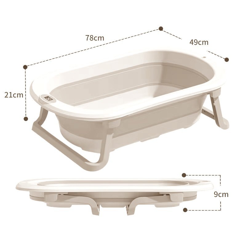 Little Mom Set cadita pliabila pentru copii Royal Pink echipata cu termometru display digital design modern margini rotunjite si suport anatomic inclus dimensiune 76 x 21 x 49 cm