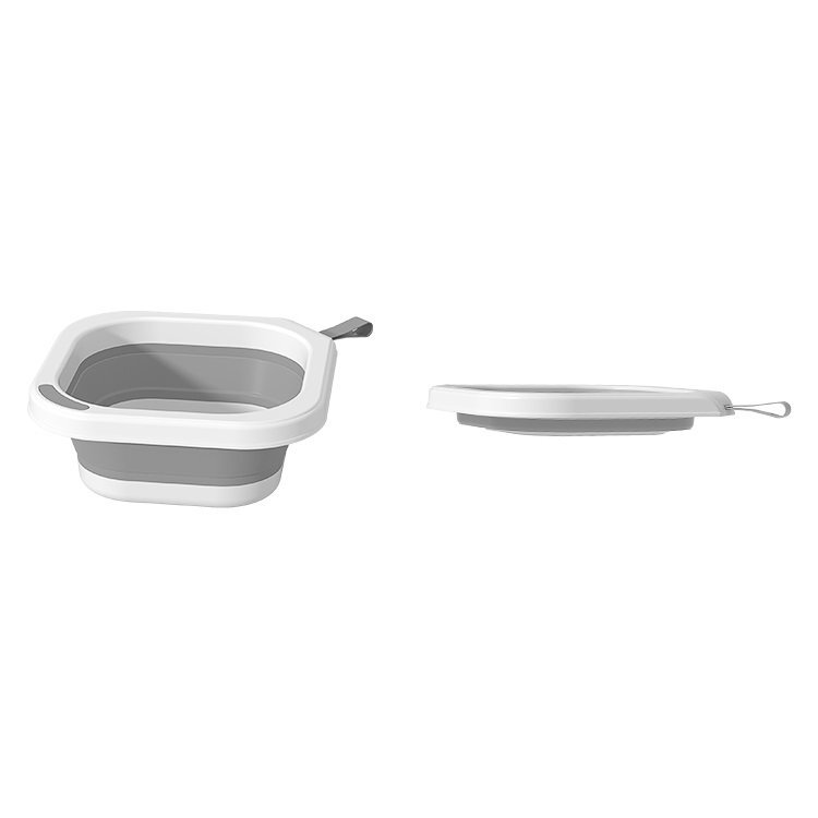 Little Mom Set de baita 5 in 1 Premium pentru bebelusi Comfort Care grey Cadita pliabila cu termometru integrat Hamac moale ergonomic si accesorii de imbaiere incluse