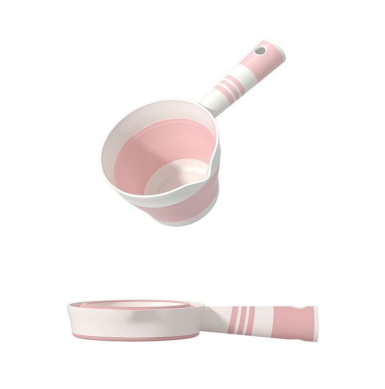 Little Mom Set de baita 5 in 1 Premium pentru bebelusi Comfort Care pink Cadita pliabila cu termometru integrat Hamac moale ergonomic si accesorii de imbaiere incluse