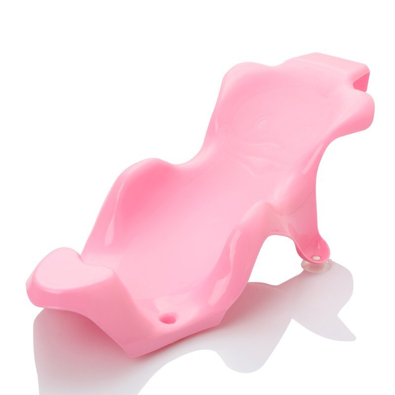 Little Mom Suport anatomic Duck Sitting Chair Pink pentru cadita cu suprafata anti-alunecare margini rotunjite ventuze de fixare