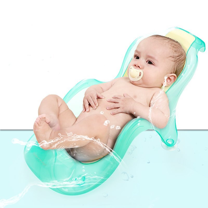 Little Mom Suport anatomic pentru cadita copii Cocoon Blue design bionic cu inclinare de 23 de grade fixare cu ventuze compatibilitate universala dimensiune 56 x 29 x 22 cm
