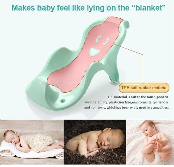 Little Mom Suport anatomic pentru cadita copii Cocoon Blue design bionic cu inclinare de 23 de grade fixare cu ventuze compatibilitate universala dimensiune 56 x 29 x 22 cm