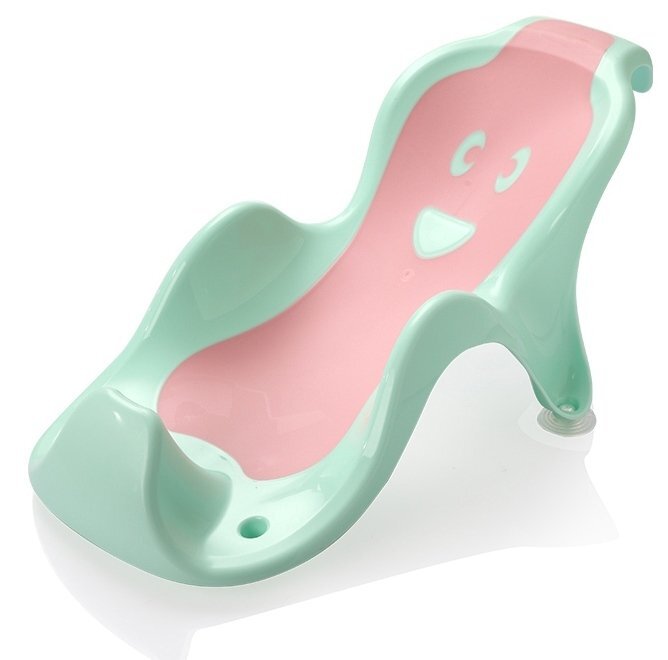 Little Mom Suport anatomic pentru cadita copii Cocoon Green design bionic cu inclinare de 23 de grade fixare cu ventuze compatibilitate universala dimensiune 56 x 29 x 22 cm