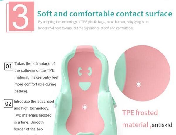 Little Mom Suport anatomic pentru cadita copii Cocoon Pink design bionic cu inclinare de 23 de grade fixare cu ventuze compatibilitate universala dimensiune 56 x 29 x 22 cm