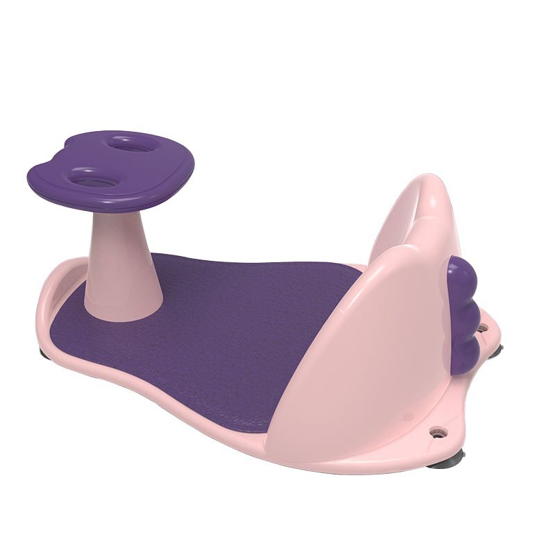 Little Mom Suport de baie Baby Shower Pink cu ventuze si spatar varsta 6 luni+