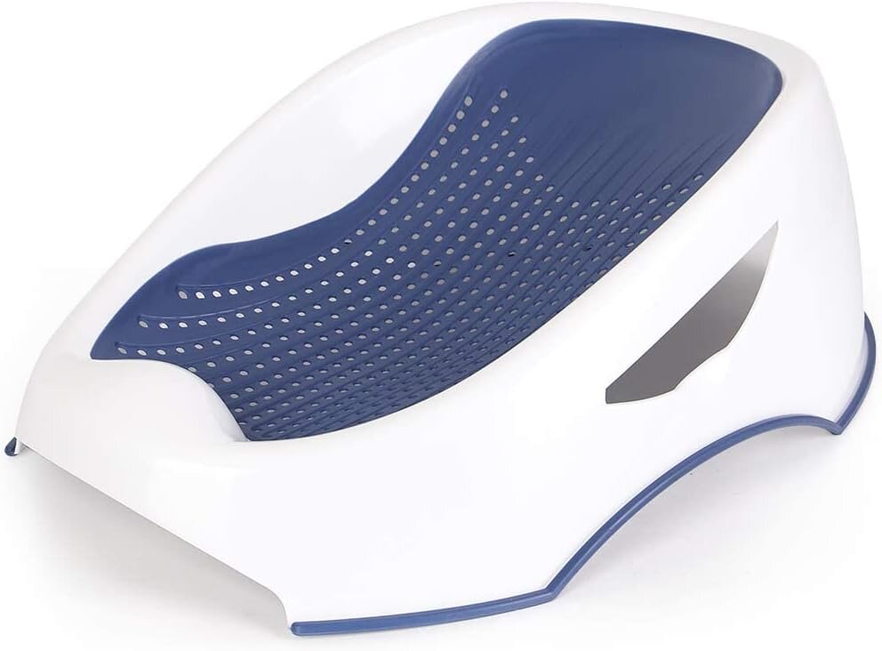 Little Mom Suport de baie Soft Blue design ergonomic confortabil stabil dimeniuni 60.5 x 39 x 20 cm