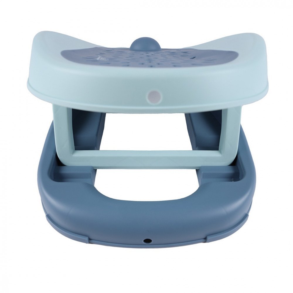 Little Mom Suport de baie Soft Tina Deluxe Blue 2 in 1 reglabil pliabil moale varsta 0 luni+ dimensiuni 56 x 23 x 19 cm